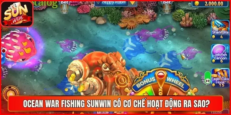Ocean War Fishing sunwin có cơ chế hoạt động ra sao?